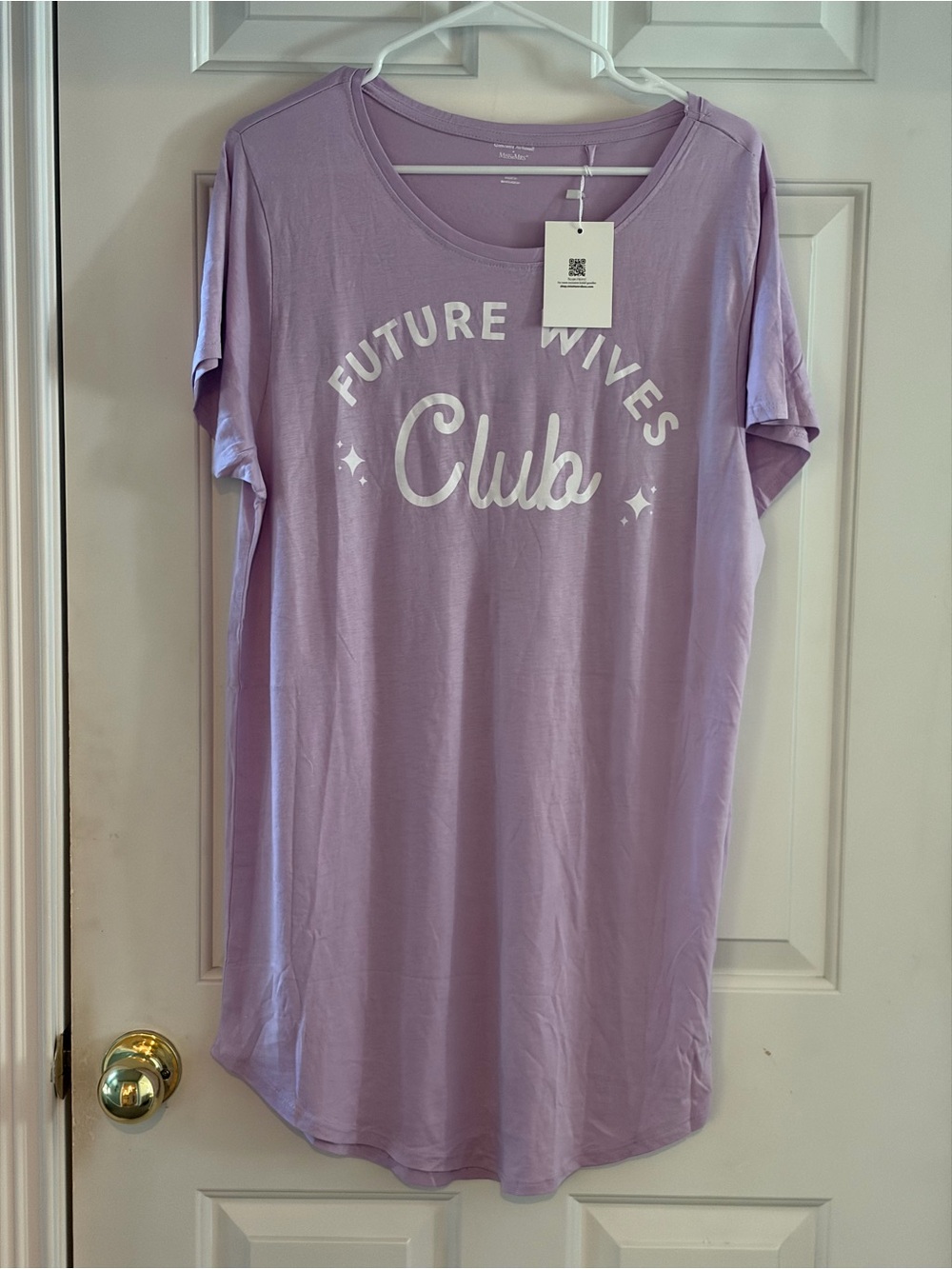 Future Wives Club Light purple crewneck sleep shirt Medium
